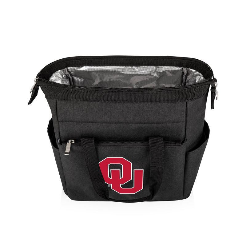 NCAA Oklahoma Sooners On The Go Lunch Cooler - Black, 1 of 4