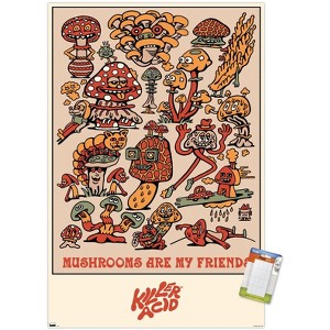 Trends International Killer Acid - Mushrooms Are My Friends Unframed Wall Poster Prints - 1 of 4