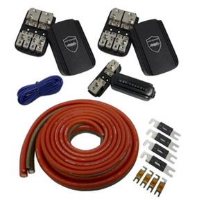 Wet Sounds Front Battery 4 Amplifier Power Kit - 1 of 1