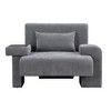 CAVINAS Oversized Modern Armchair,48" Wide Mid-Century Accent Chair with Cushions,Armchair with Hidden Storage for Living room,Bedroom,Lounge - 2 of 4
