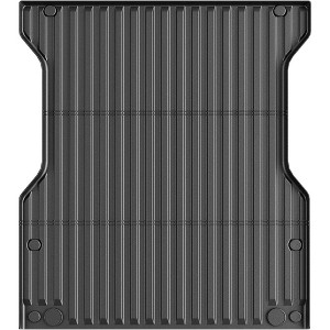 Truck Bed Mat for 2024 Toyota Tacoma 5 FT Bed, All Weather TPE Heavy Duty Pickup Tacoma Bed Tray Liner Cargo Mats - 1 of 4