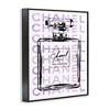 Stupell Industries Glam Black Purple Perfume Bottle, 16" x 20" - 3 of 4