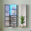 Vlsrka Wall/Door Mounted LED Jewelry Storage Mirror Cabinet - 2 of 4
