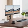 Mount-It! Dual Monitor Desk Mount, Dual Monitor Arm Fits 2 Monitors max. 32" / 19.8 Lbs., Full Motion Adjustment Monitor Mount with C-Clamp, Black - 2 of 4