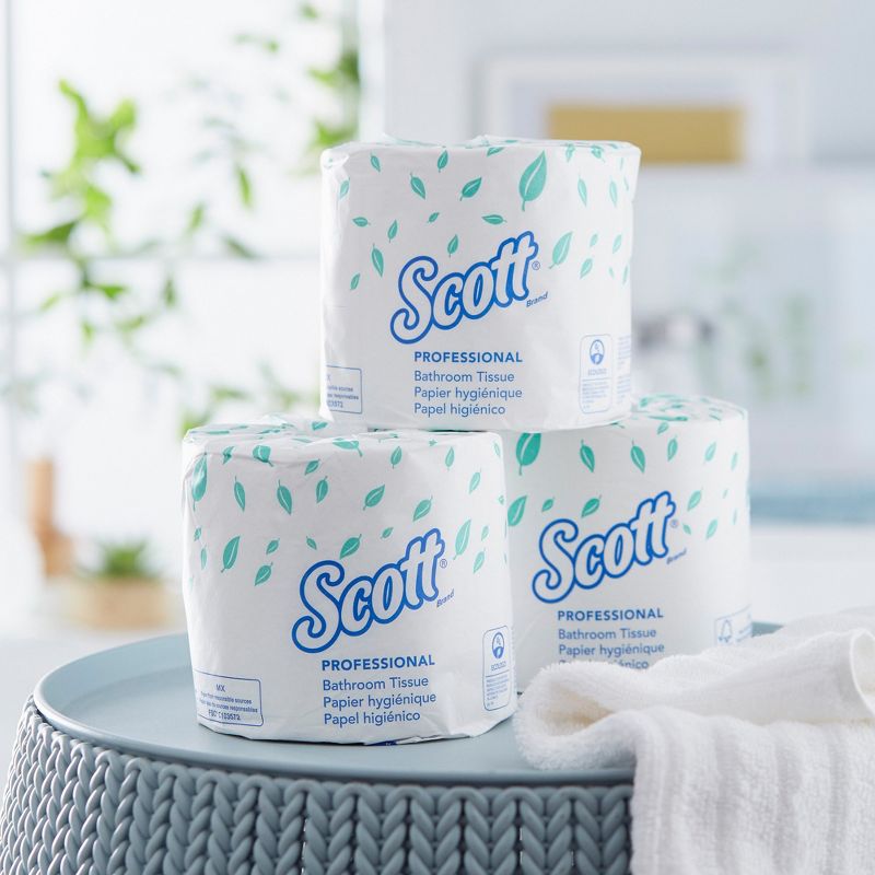 Scott Essential Toilet Paper, 2-Ply Bath Tissue 80 Count, 4 of 5