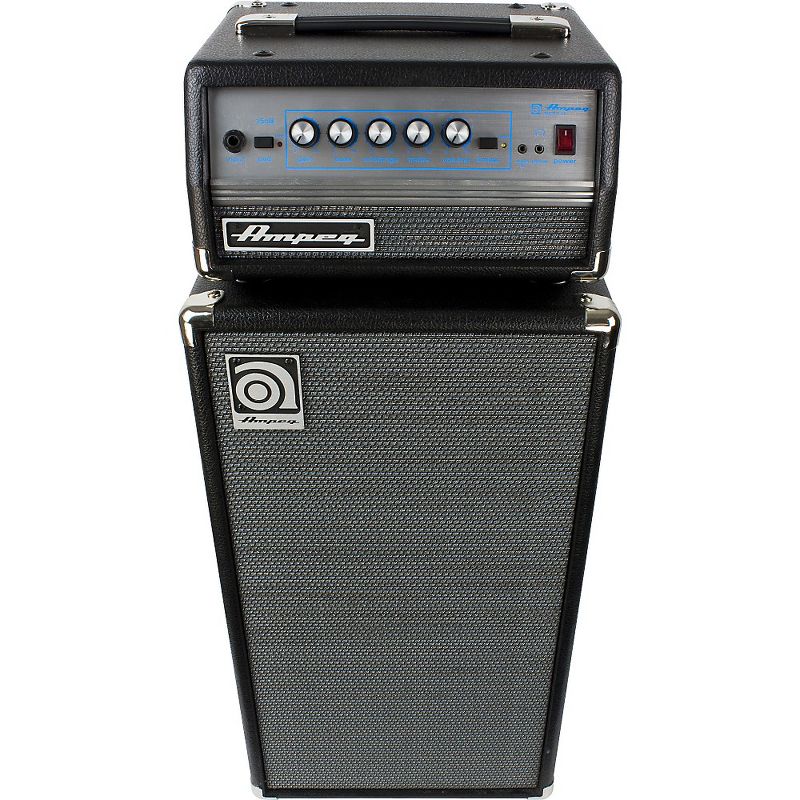 Ampeg Micro-VR Bass Amp Head and SVT210AV Bass Speaker Cabinet Stack, 5 of 7