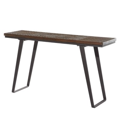 Contemporary Mango Wood Console Table Brown - Venus Williams Collection