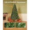 VEVOR Christmas Tree, 7.2ft Prelit Artificial Xmas Tree,Decor Trees with 470 Colorful LED Lights,11 Lighting Modes,1346 Branch Tips & Metal Base,Green - 4 of 4