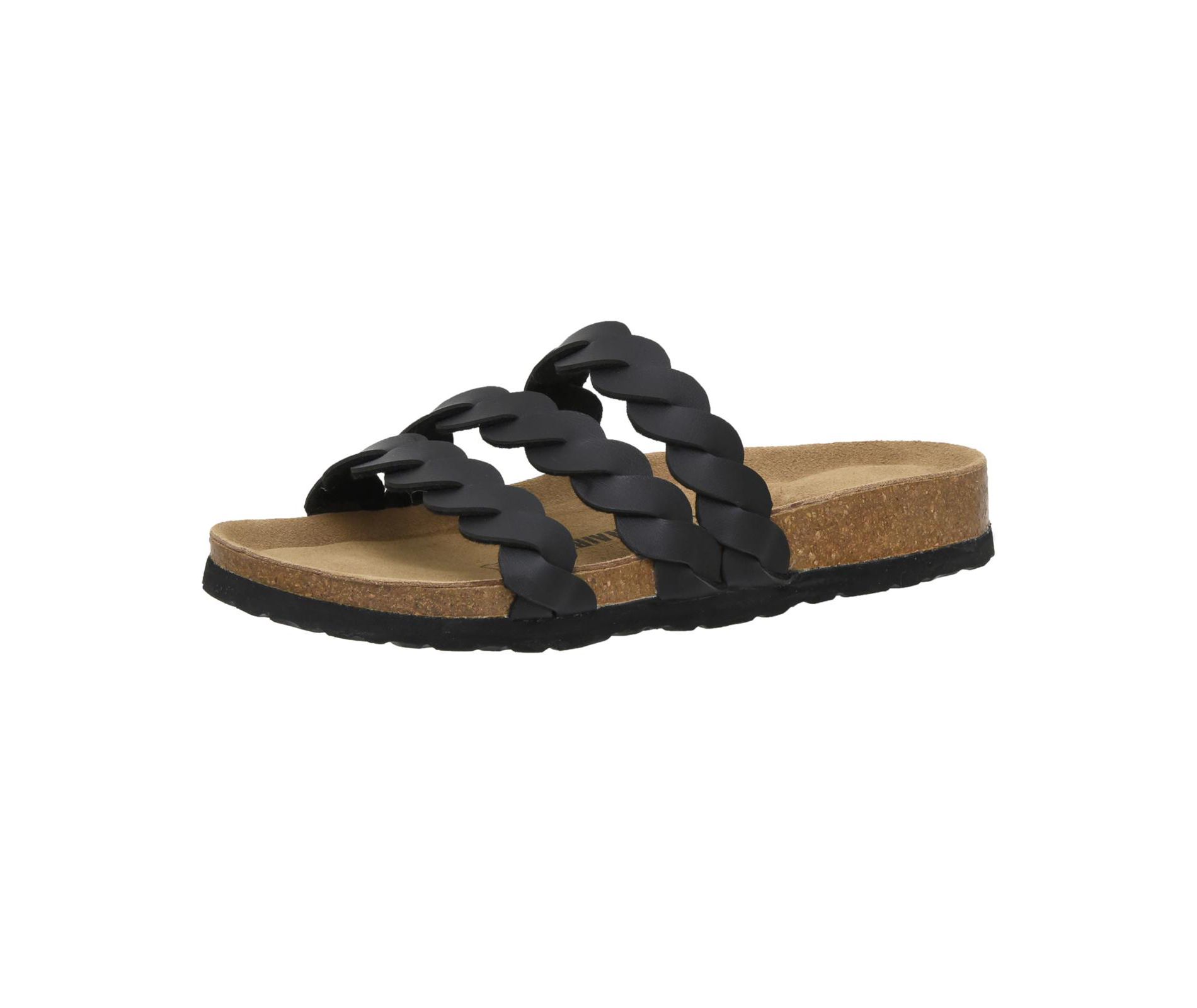 CUSHIONAIRE Women's Lucy Cork footbed Sandal with +Comfort and Wide Widths Available