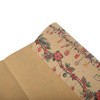 Unique Bargains Gift Wrap Paper Christmas Yellow Kraft 27.56"x19.69" 5Pcs - 4 of 4