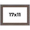 PosterPalooza | Ornate Black Picture Frame - UV Acrylic, Backing Board, Hanging Hardware Included - 2 of 4