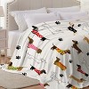 1pc Sausage Roll Flannel Blanket with Digital Printing, Sofa Cover, Air Conditioning Blanket, Nap Blanket, Christmas Gifts. - 3 of 4