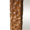 Olivia & May 48"x24" Wood Textured Concave Honeycomb Floor Mirror Brown - 3 of 4