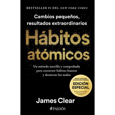 Hábitos atómicos de James Clear en Librerías Gandhi
