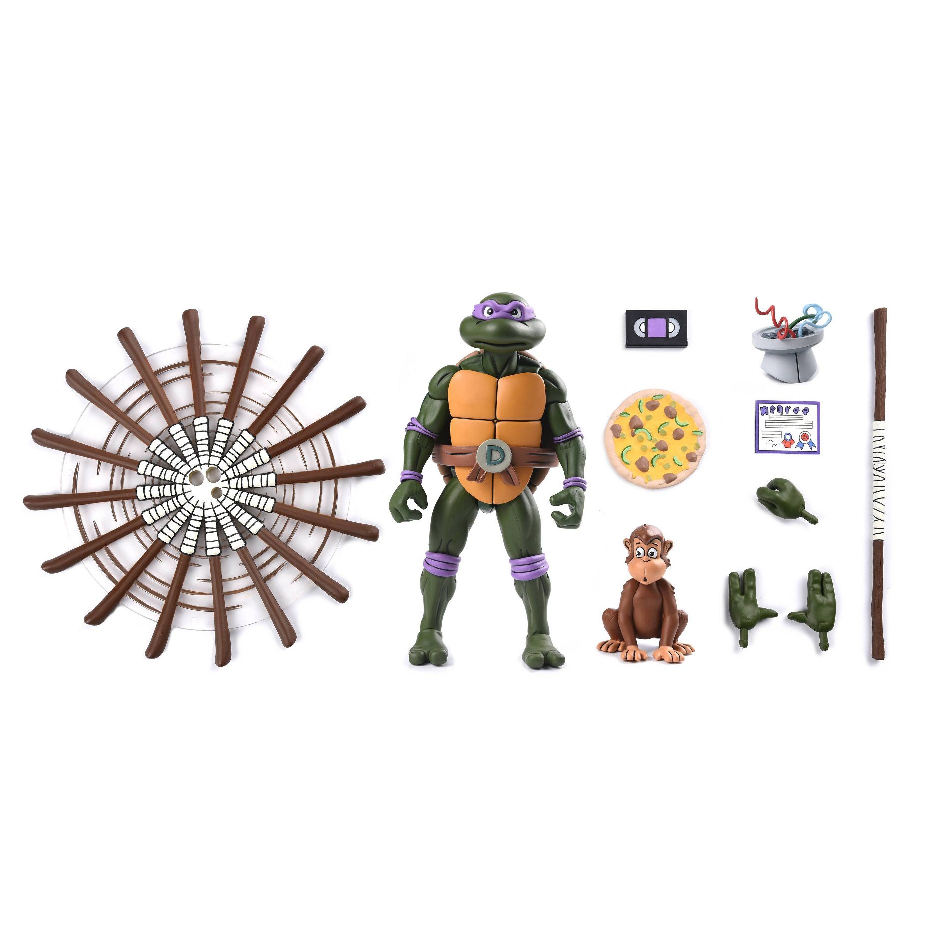 NECA Teenage Mutant Ninja Turtles Ultimate Donatello 7" Action Figure