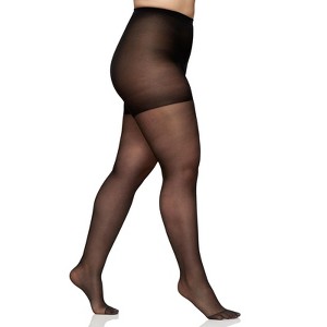 Berkshire Queen Silky Sheer Extra Wear Control Top Pantyhose with Reinforced Toe - 4489 - 1 of 1