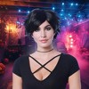 Costume Culture by Franco LLC Spiky Short Black Adult Costume Wig - 3 of 4