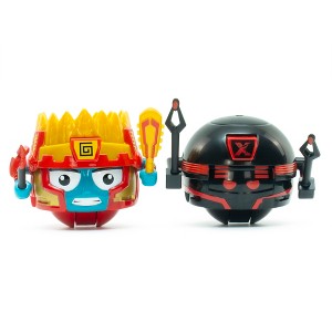 Battle Ballz: Duel Pack - Volcanon & Evil Robot - 2 Warriors & Joysticks,Kids 5+ - 1 of 4