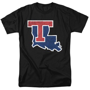 Men's Louisiana Tech University Official Distressed Primary T-Shirt - 1 of 4