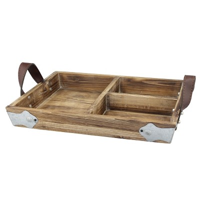 14 x 11 Wood Tray With Handles by Park Lane