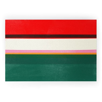 Garima Dhawan stripe study 34 36" x 24" Welcome Mat - Society6