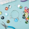 Bright Creations 50-Pack Glass Dome Cabochon Tree of Life Mosaic Tiles for DIY Arts and Crafts, Jewelry Making - 2 of 4