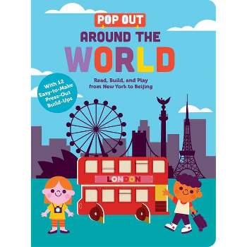 Pop Out Around the World - (Pop Out Books) by  Duopress Labs (Board Book)