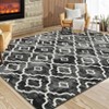 Machine Washable Vintage Floral Printed Area Rug Ultra Thin Non Slip Low Pile Stain Resistant Non Shedding Pet Friendly Floor Rug - 2 of 4