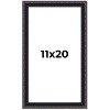 PosterPalooza | Antique Red Picture Frame - UV Acrylic, Foam Board Backing, Hanging Hardware - 2 of 4