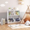 3-Tier Kids Bookshelf, Toy Storage Organizer with 3 Drawers,Wooden Bookcase with Large Toy Storage Cabinet for Playroom - 2 of 4