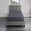 TinyHomie 11-inch Bed Mattress Gel-Infused Memory Foam Hybrid Mattress, Dark Gray, Mattress in a Box - 2 of 4
