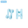 Unique Bargains Clothes Closet Space Saver ABS Extender Hanger Connector Hooks 30 Pcs - 3 of 4