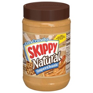 Skippy Natural Chunky Peanut Butter - 40oz - 1 of 4