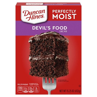 Duncan Hines Perfectly Moist Devil's Food Cake Mix - 15.25 oz (Pack of 2)