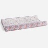 Bacati - Jungle Safari Lilac/Coral Muslin Quilted Changing Pad Cover - 3 of 4