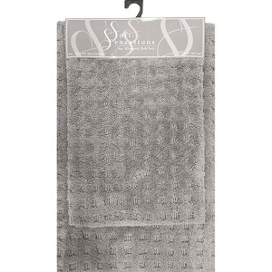 The Lakeside Collection 2-Pc. Soft Sensations Waffle Micropoly Bath Set - 1 of 1