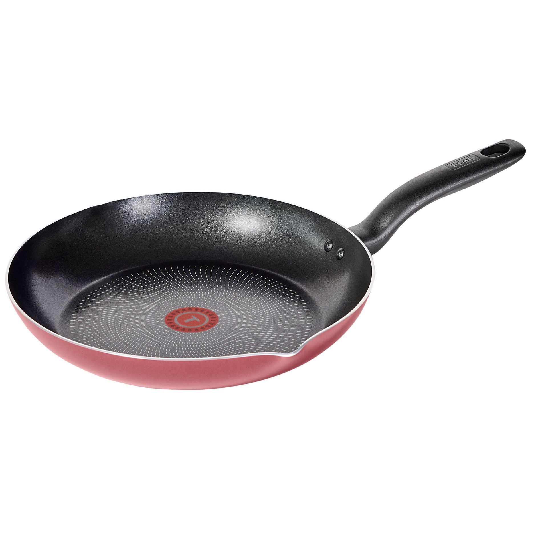 T-fal 12" Frying Pan, Simply Cook Nonstick Cookware Red: Ergonomic Stay-Cool Handle, Oven & Dishwasher Safe