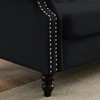 CAVINAS Upholstered Sofa Tufted Couch with Rolled Arms and Nailhead, Chesterfield Sofa, Loveseat Sofa with Pillows, Velvet Sofa for Living Room - 4 of 4