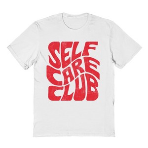 Social Collective Men's Self Care Club 2  Valentines Day Short Sleeve Graphic Cotton T-Shirt - 1 of 3