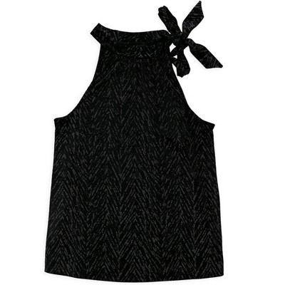 Style & Co. Womens Ditsy Zebra Tank Top