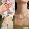 Unique Bargains Brass Bulk Smooth Decoration Rhinestone Chain for Jewelry Making DIY - 4 of 4