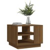 vidaXL Coffee Table Brown Oak Engineered Wood Medium Coffee Table - 4 of 4