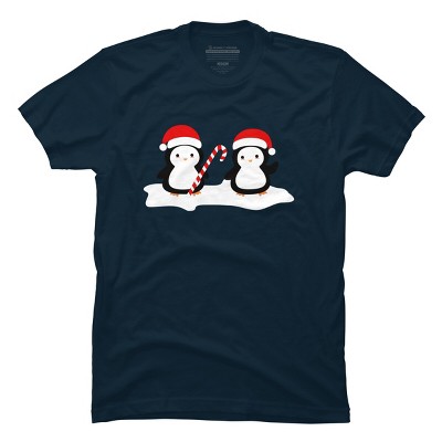 Men's Design By Humans Christmas penguins are so cute By happinessinatee T-Shirt