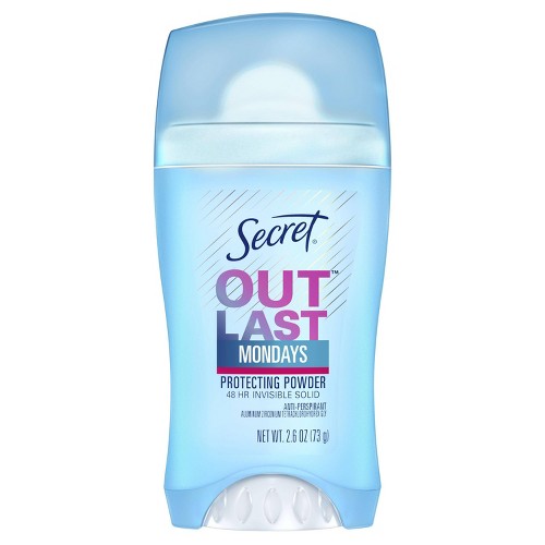 Secret Outlast Invisible Solid Antiperspirant Deodorant for Women Protecting Powder - 2.6oz