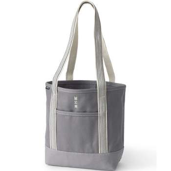 Lands' End, Bags, Nwt Lands End Large Tote Bag Gray Cream