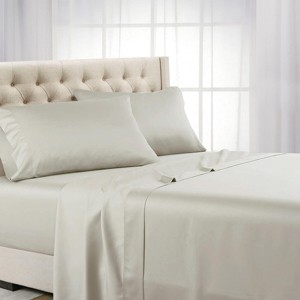 Egyptian Linens Olympic Queen Sheet Set - Solid 600 Thread Count - 1 of 2