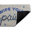 Stupell Industries Wipe Your Paws Greeting Printed Outdoor Imitation Sisal Door Mat, design by Lil' Rue - 2 of 4
