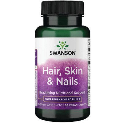 Swanson Hair, Skin and Nails 60 Tablets.