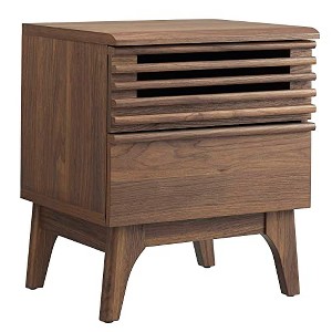 Modway Render Mid-Century Modern, Nightstand, Walnut - 1 of 4