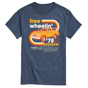 Men's - Ford - 1978 Ford Bronco Free Wheelin Short Sleeve Graphic T-Shirt - 1 of 4